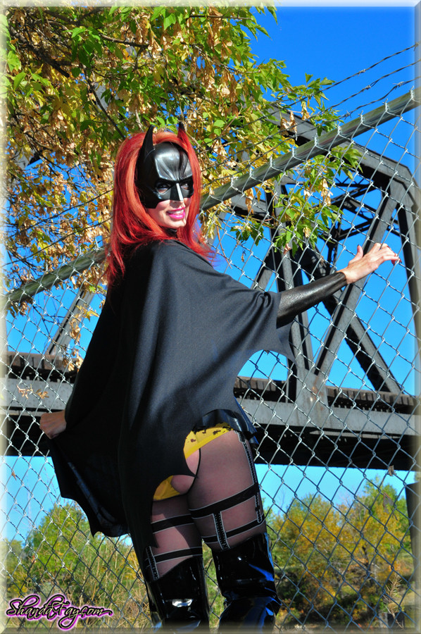 Shanda fay is bat girl exploring public nudity
 #72453160