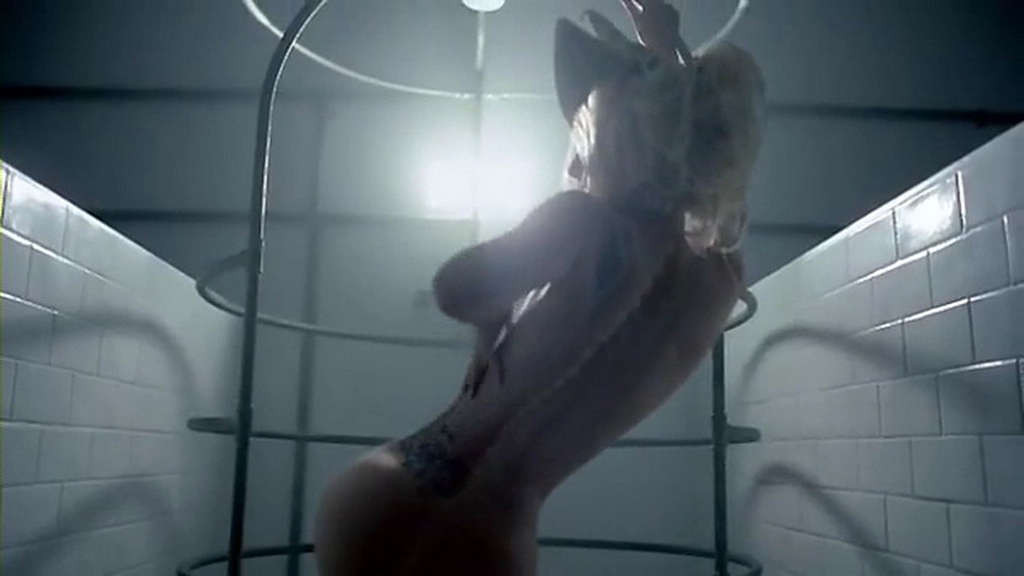 Lady Gaga posing nude and exposing her nice ass in thong #75374305