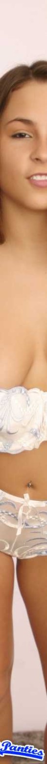 Jasmine white lace sheer panties #72639448