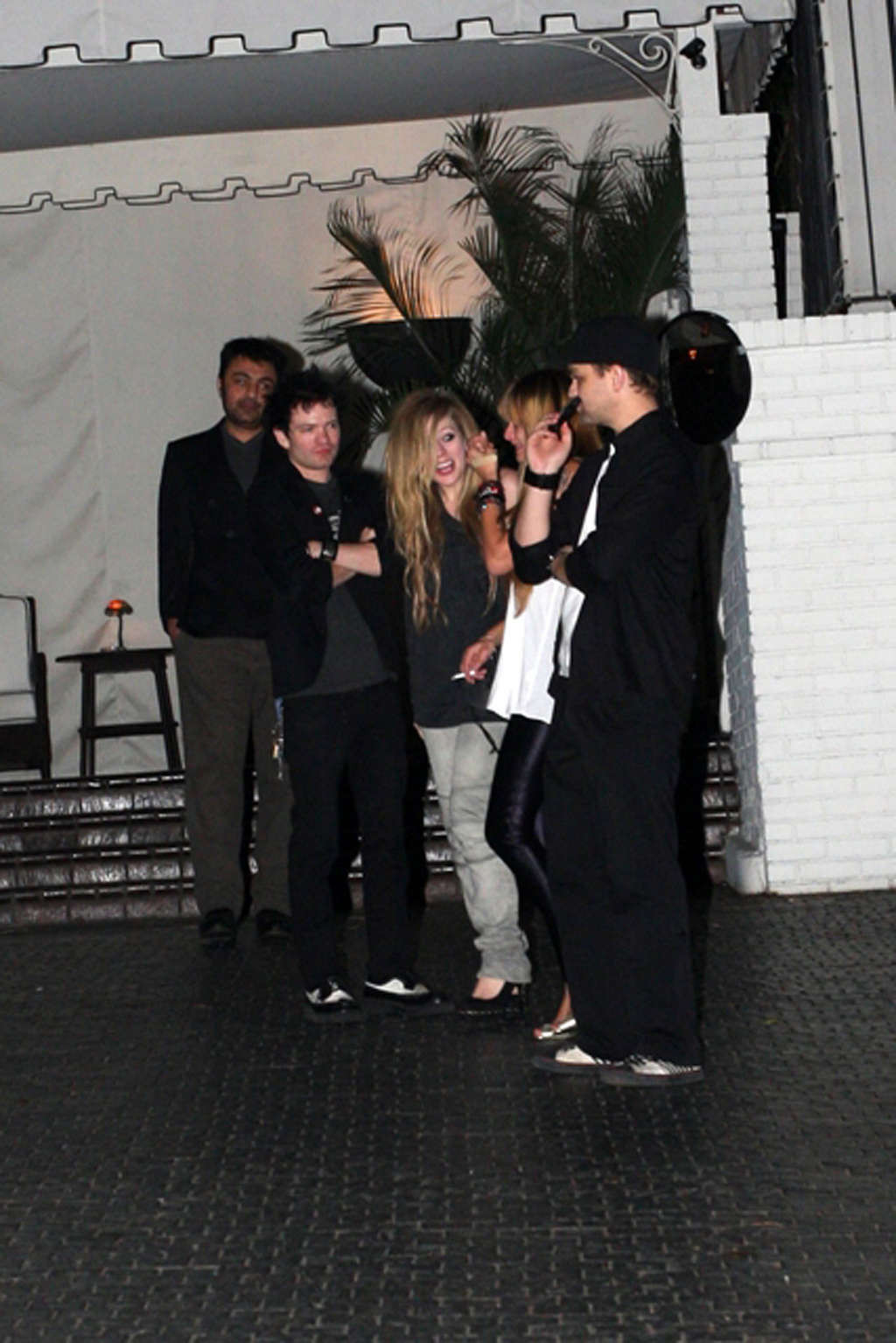 Avril Lavigne looking fucking drunk in some club paparazzo photos #75355238
