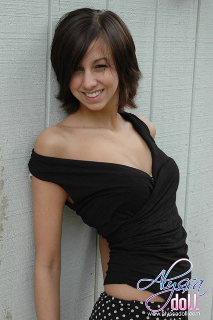 Admirable brunette teen Alyssa Doll #75062328