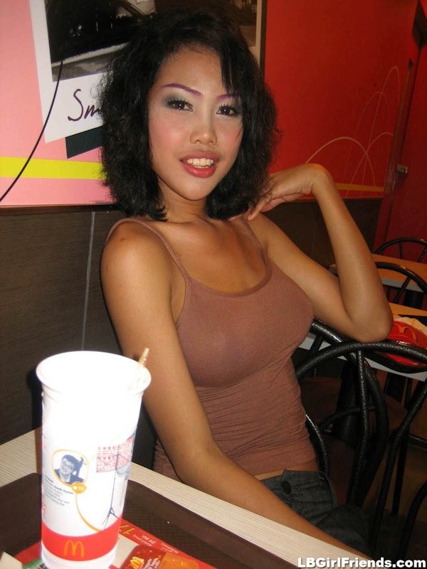 Hot Ladyboy Girlfriends Caught In Public Flirting With Tourists #77914204