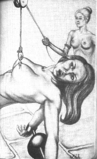 Prises au piège dans le bondage, attachées avec des cordes et du cuir, œuvres d'art bdsm
 #69672050