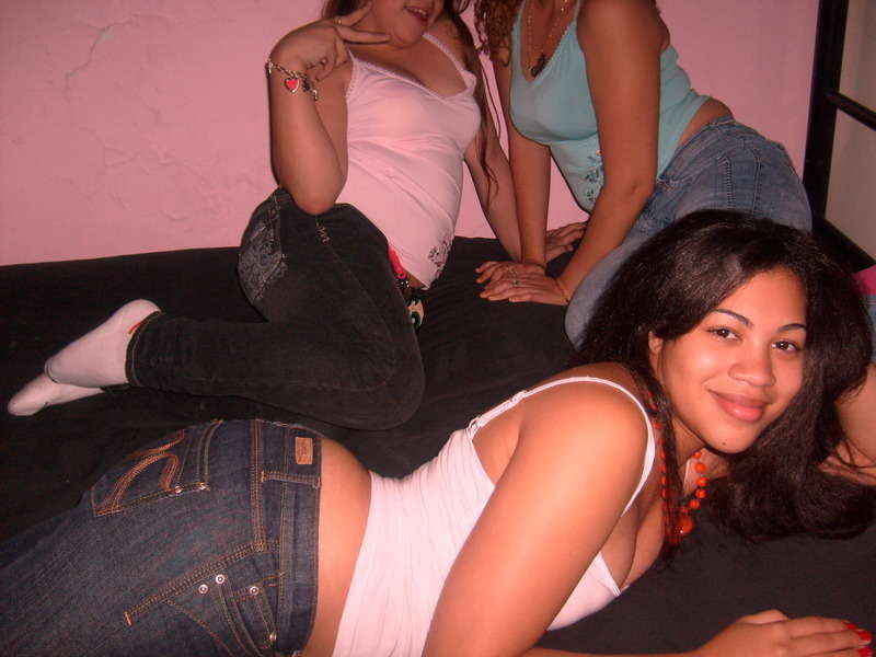 Cute Latina teen posing topless and sucking dick #77944342