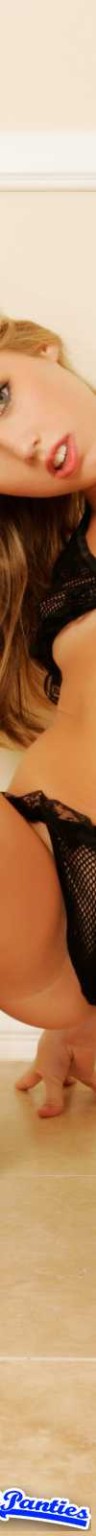 Culotte string noire en maille transparente Peachez
 #72633246