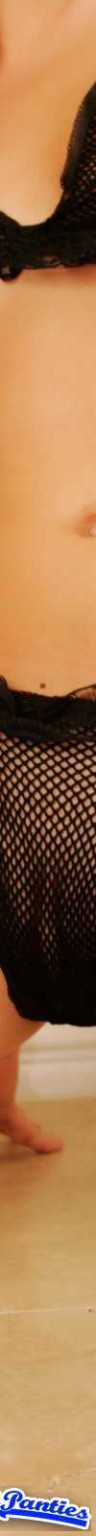 Culotte string noire en maille transparente Peachez
 #72633248