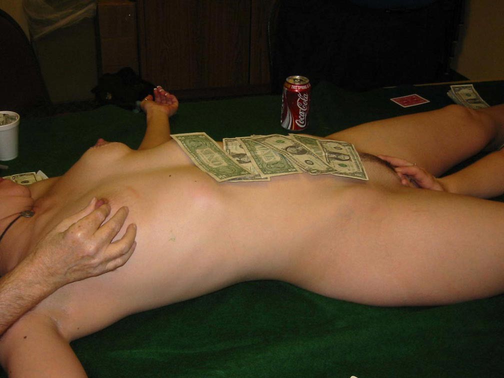 Amateur girls playing strip-poker #73882822