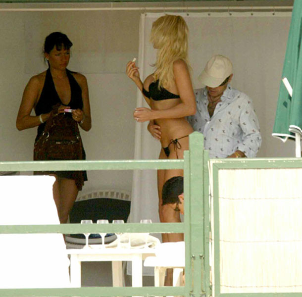 Victoria Silvstedt pussy exposed and topless paparazzi pictures #75440295