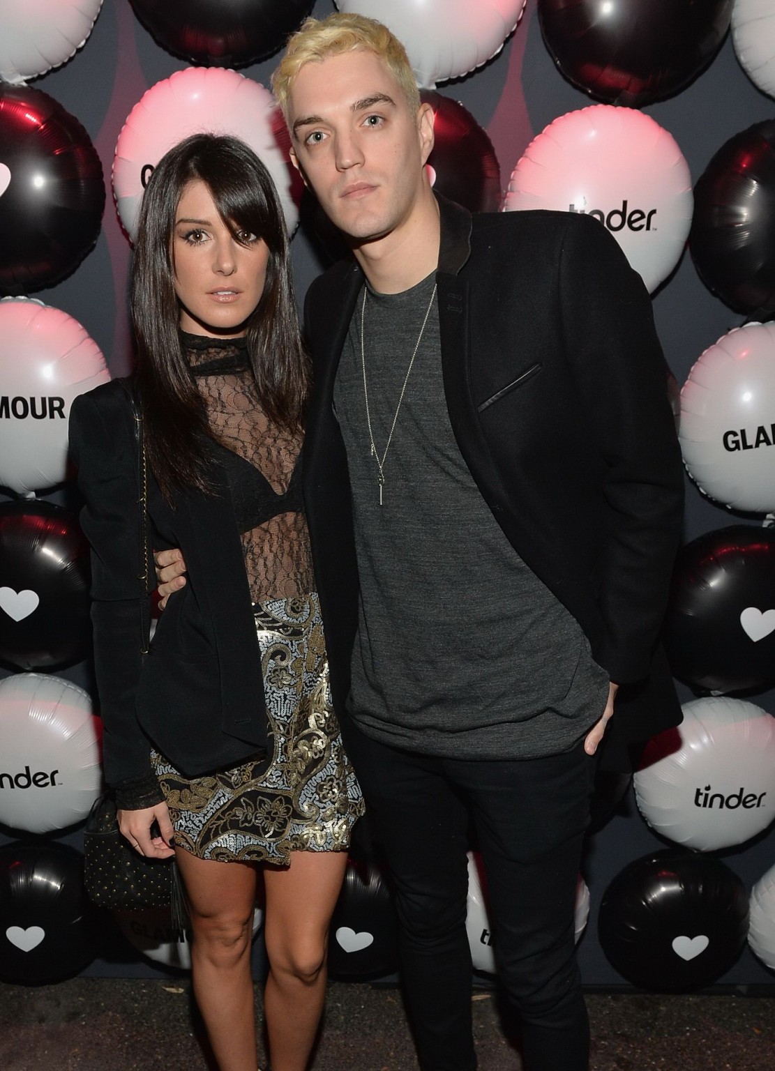 Shenae Grimes see-through to bra at the Glamour Hearts Tinder Party in Hollywood #75205714