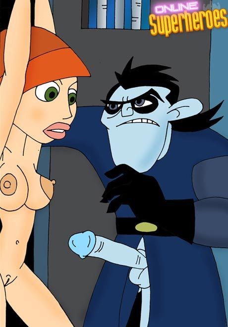 Nymphomanin Shego wird auseinandergerissen und schluckt Spermaladung 
 #69577544