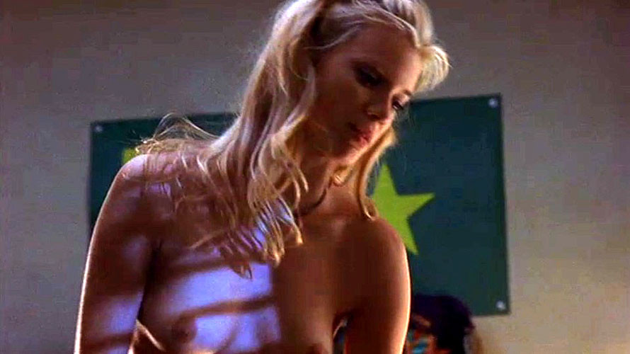 Amy Smart showing her nice big tits in nude movie caps #75396273