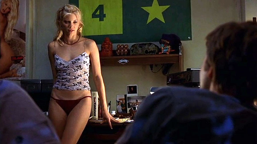 Amy Smart showing her nice big tits in nude movie caps #75396318