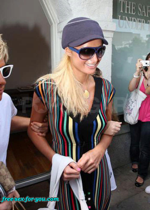 Paris hilton see thru dress and upskirt paparazzi pictures
 #75432266