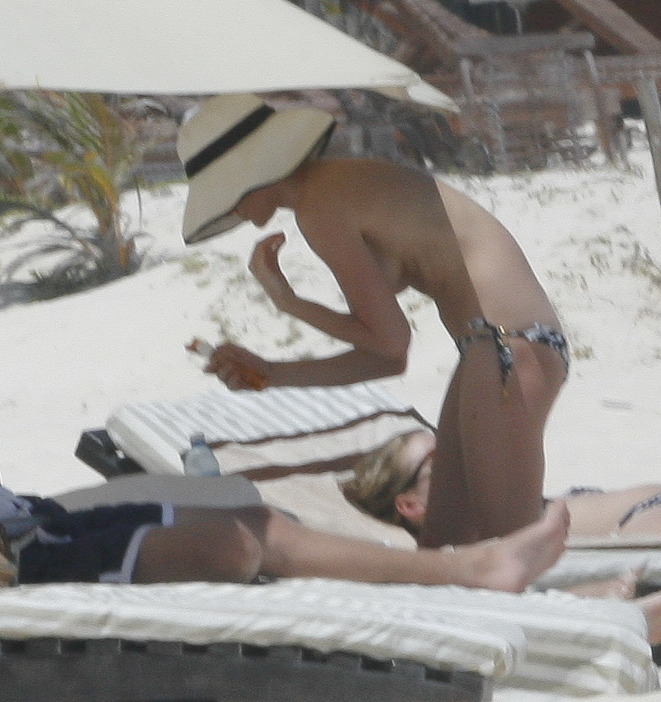 Kate Bosworth topless on the beach in Mexico but stupid paparazzi caught almost  #75308803