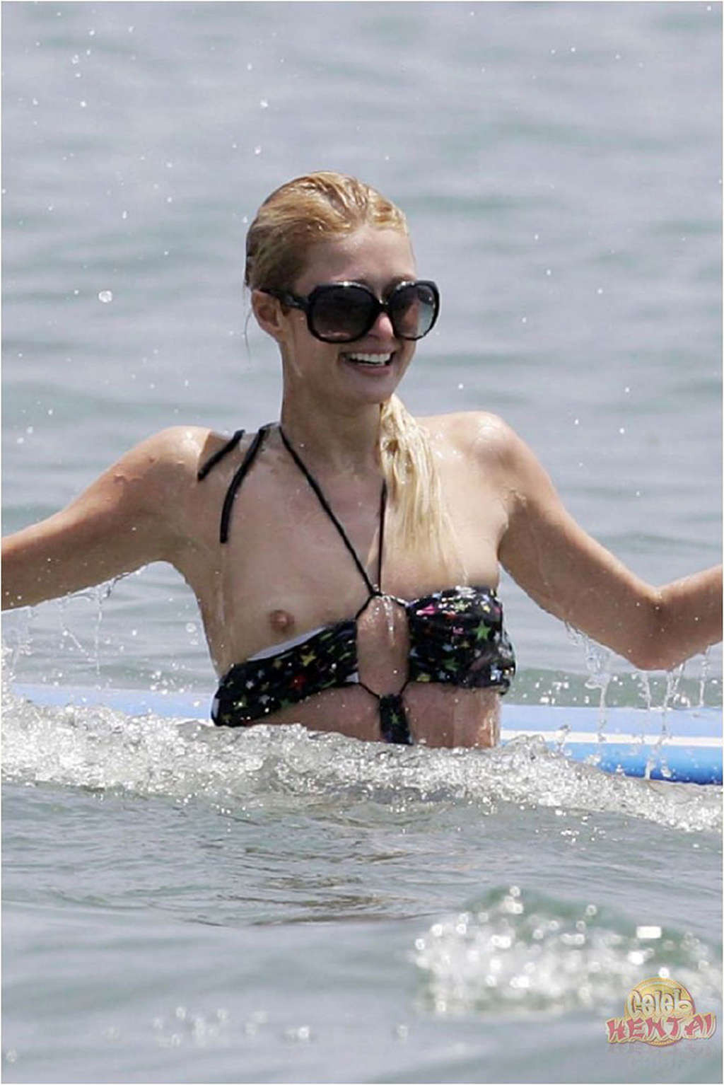Paris Hilton very sexy and hot upskirt nude and nipple slip photos #75353355