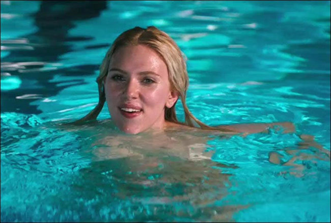 Scarlett Johansson reveal her breasts in the pool #75396315