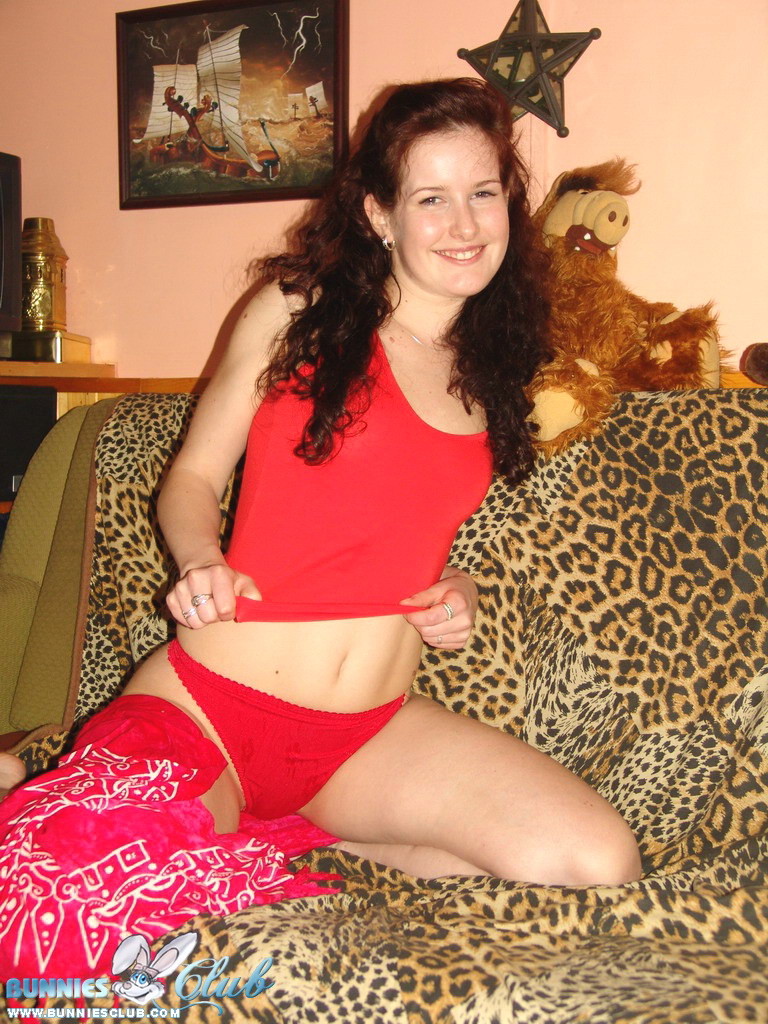 Topless cutie on wild couch
 #68261550