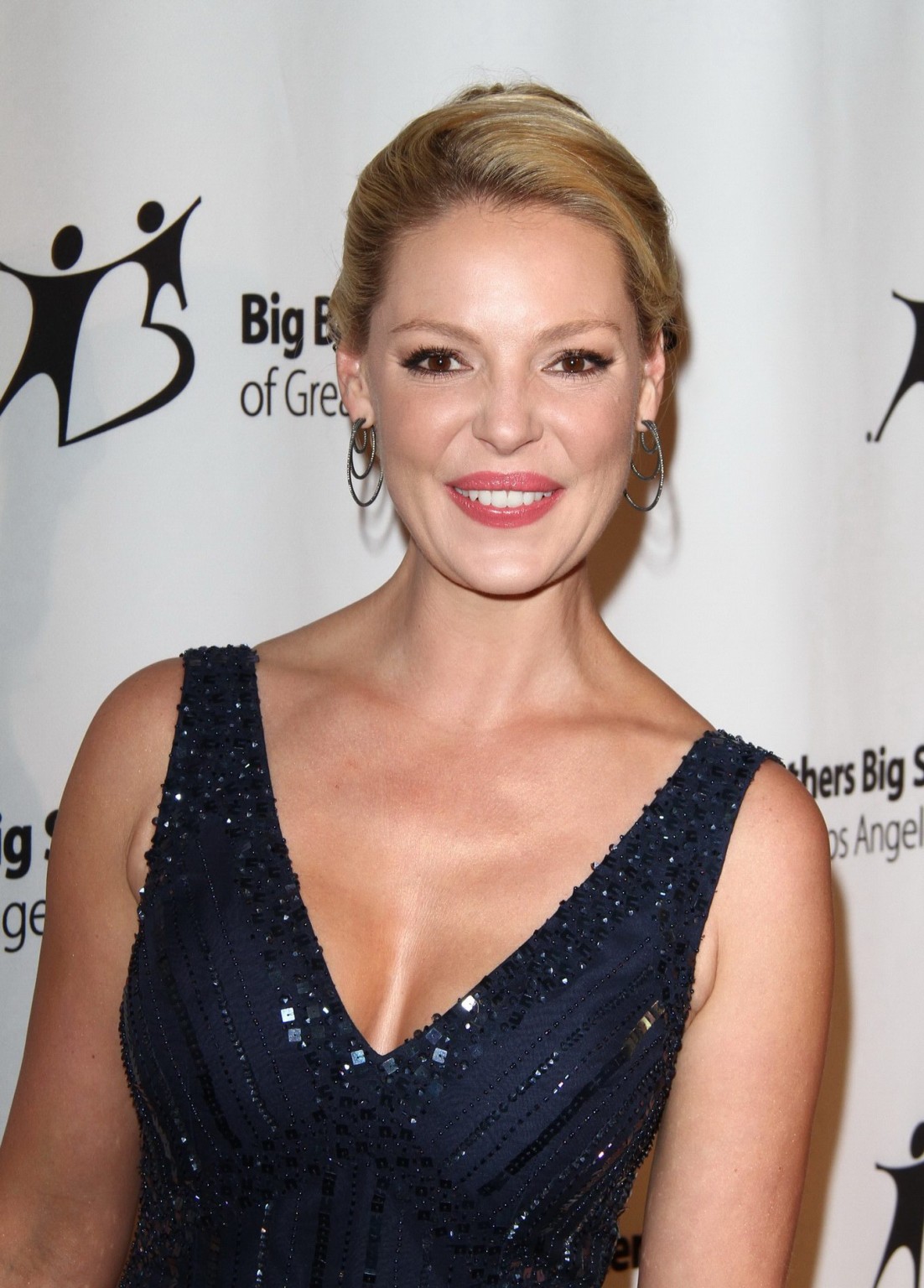 Katherine Heigl showing cleavage at Big Brother Big Sister Big Bash in Beverly H #75182712