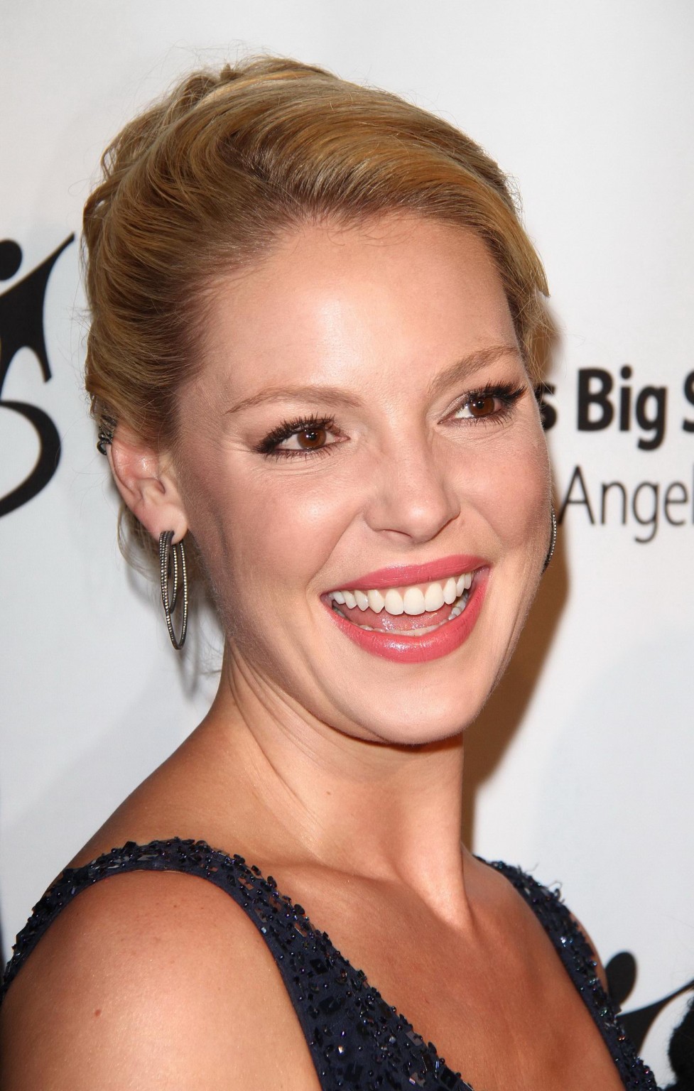 Katherine Heigl showing cleavage at Big Brother Big Sister Big Bash in Beverly H #75182761