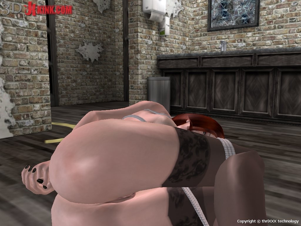 Hot BDSM sex action created in virtual fetish 3d sex game! #69634552