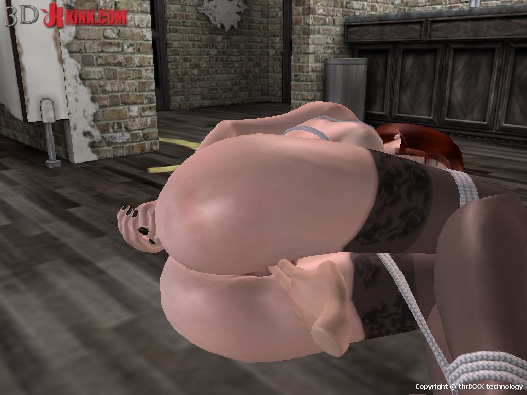 Hot BDSM sex action created in virtual fetish 3d sex game! #69634557
