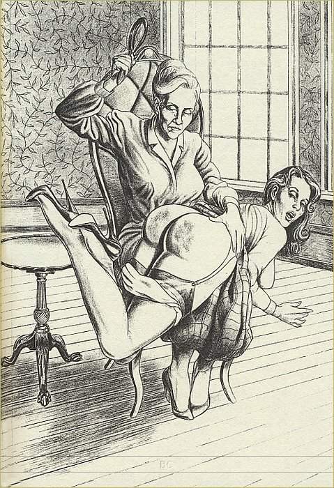 Vintage weibliche harte Bondage Kunst
 #69713996