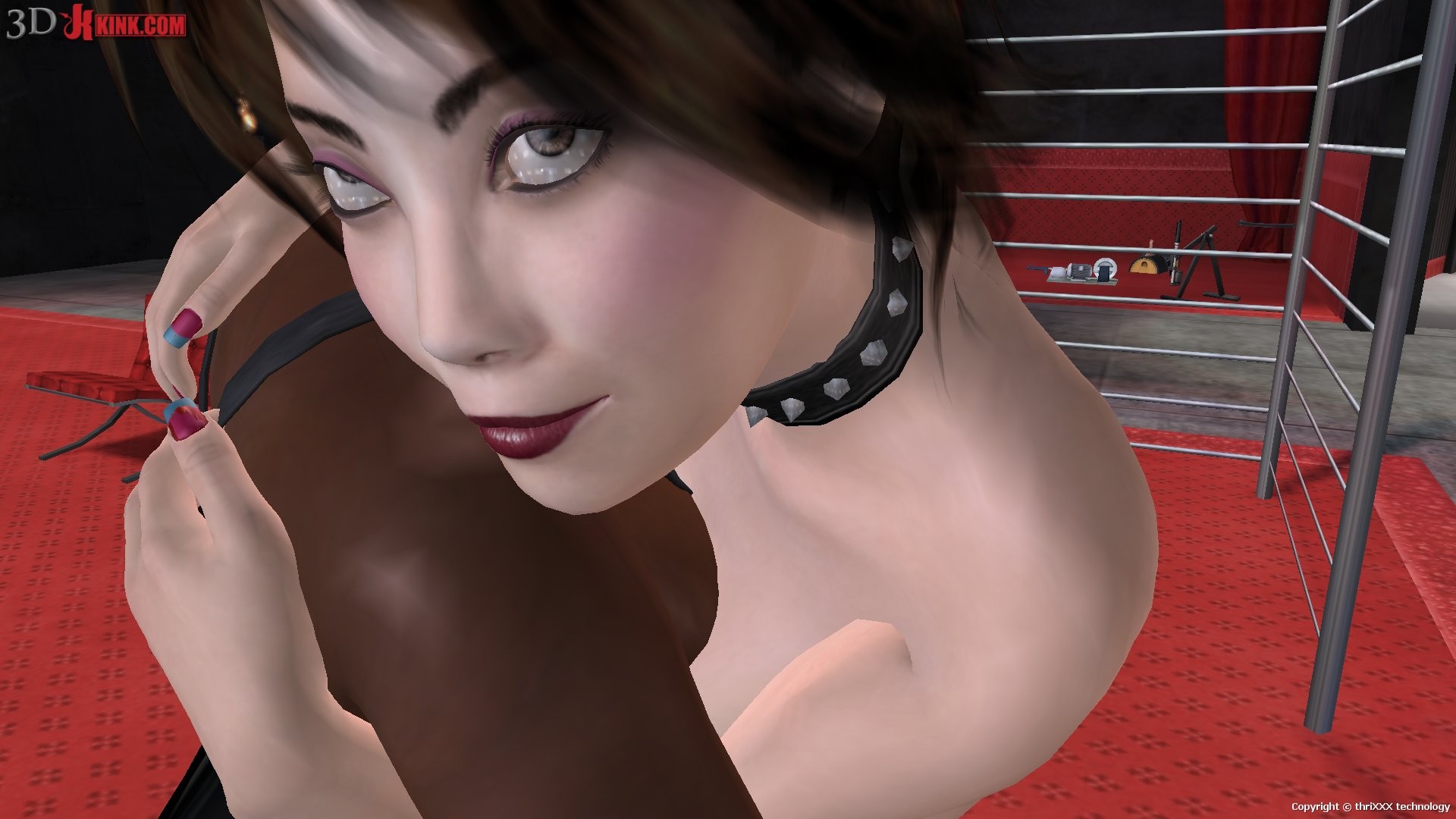 Hot BDSM sex action created in virtual fetish 3d sex game! #69618855