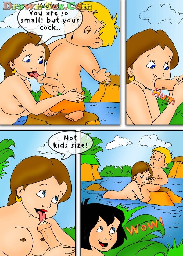 Les aventures sexuelles de Mowgli en dessins animés !
 #69606991