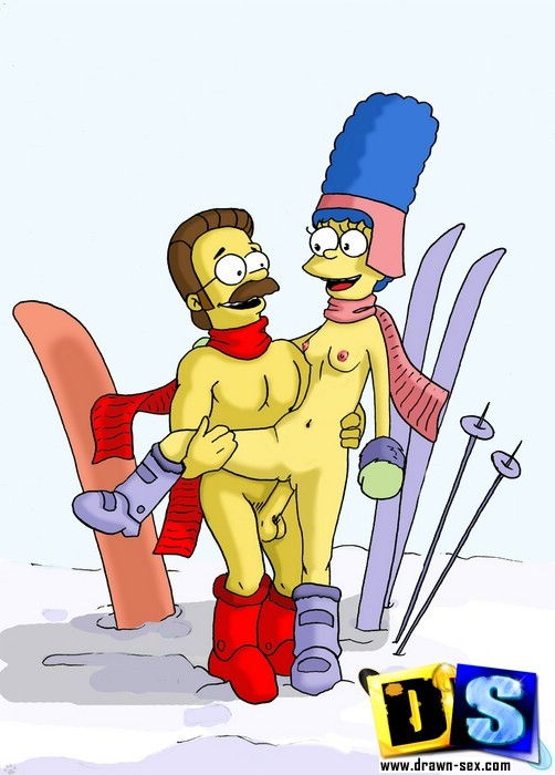 The Simpsons Get Perverted. Cartoon Pirates Enjoying Unleashed