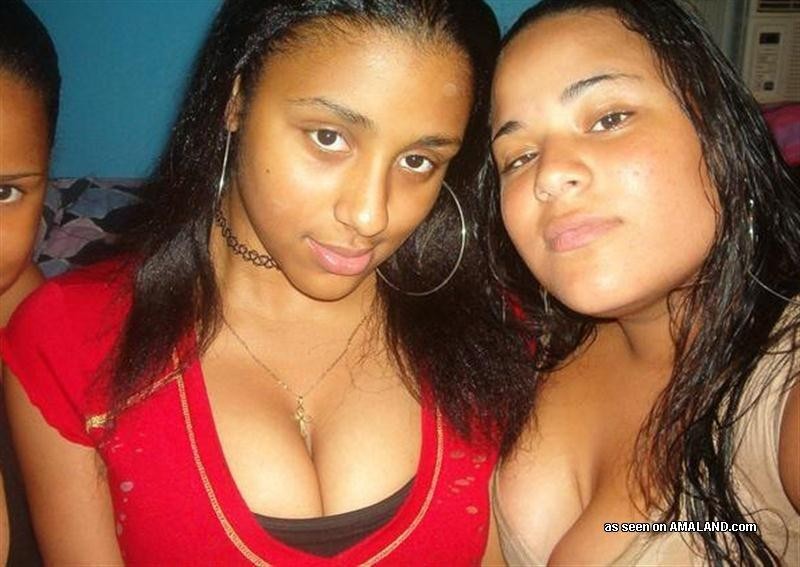 Collection of black girlfriends displaying their fine tits #73328023