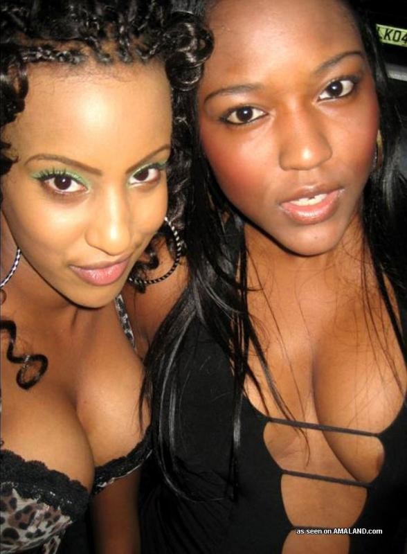 Collection of black girlfriends displaying their fine tits #73328054