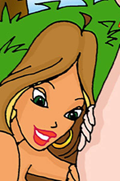 Flora WINX squeezes her superb tits and gives head  #69586275