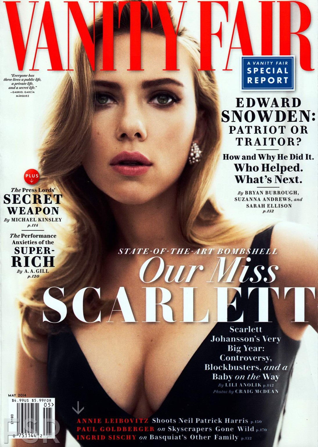 Scarlett Johansson showing huge cleavage in Vanity Fair photoshoot #75188849