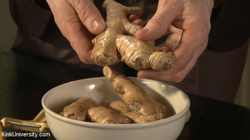 Figging (using freshly peeled ginger as a buttplug or dildo) creates an intense  #67105128