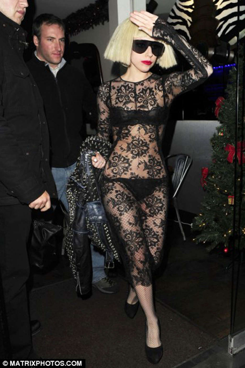 Lady Gaga exposing her nice big tits and upskirt paparazzi pictures #75375312