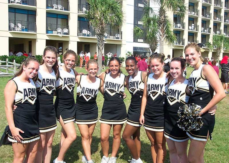 Real Army Cheerleader Squad Knows How To Party #69727322