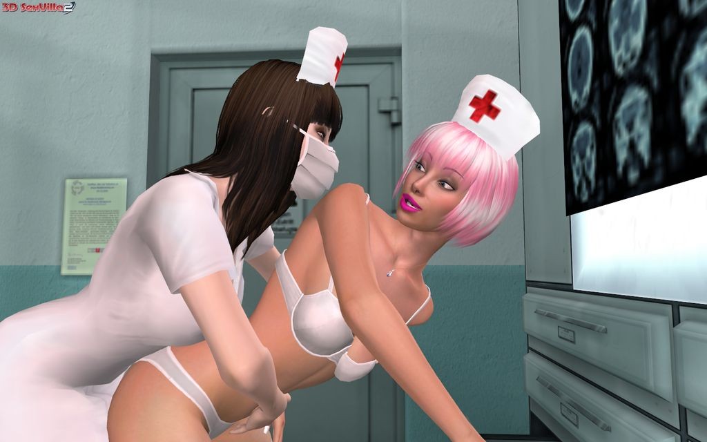 Animated lesbian nurses kissing fisting at work #69347584