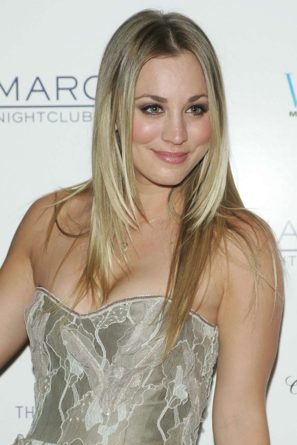 Kaley Cuoco showing huge cleavage at Vegas Magazine launch party #75287101