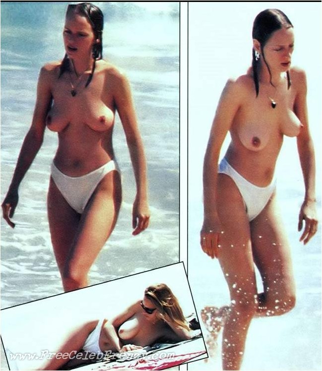 La estrella de Tall Kill Bill uma thurman pillada desnuda en la playa
 #73171541