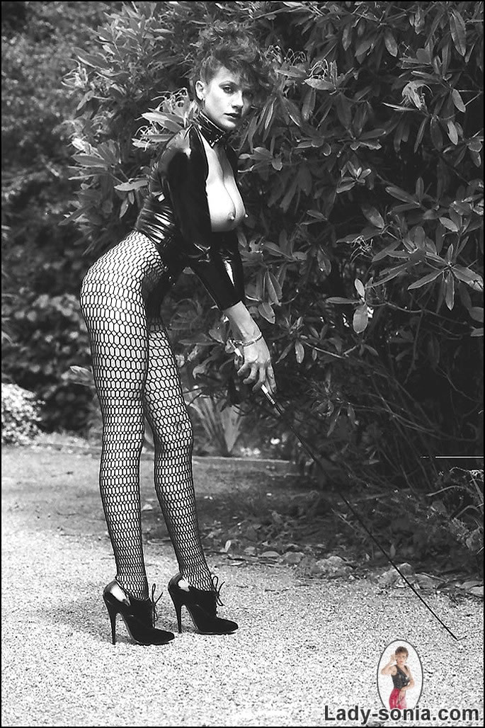 Vintage leggy latex mistress Lady Sonia #77504057
