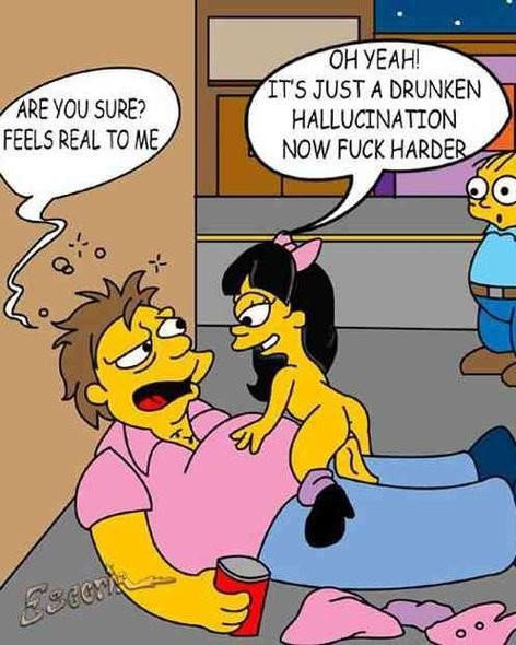Marge recibiendo un tratamiento brutal y recibiendo un soplo en la espalda
 #69633674