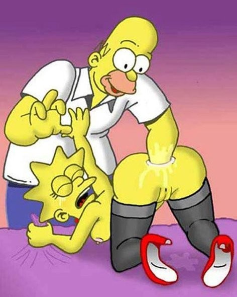 Marge recibiendo un tratamiento brutal y recibiendo un soplo en la espalda
 #69633743