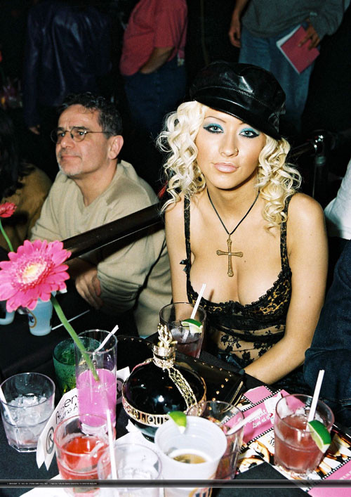 Christina Aguilera showing her nice big tits and posing very sexy #75393425