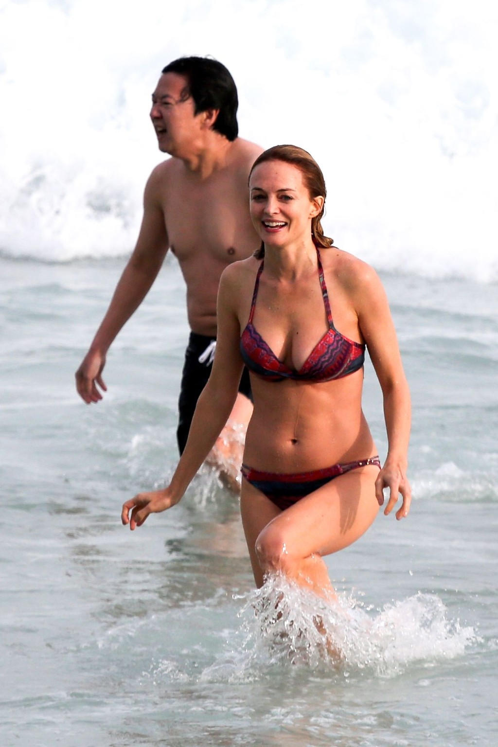 Heather Graham portant un bikini sur une plage de Rio de Janeiro.
 #75230410