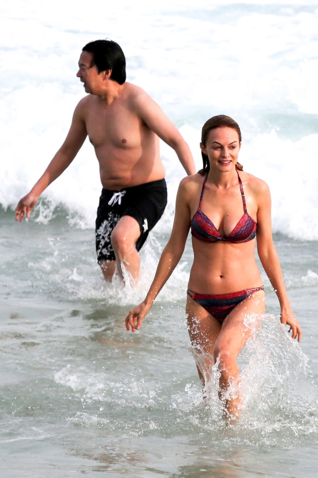 Busty Heather Graham wearing a bikini on a beach in Rio de Janeiro #75230427