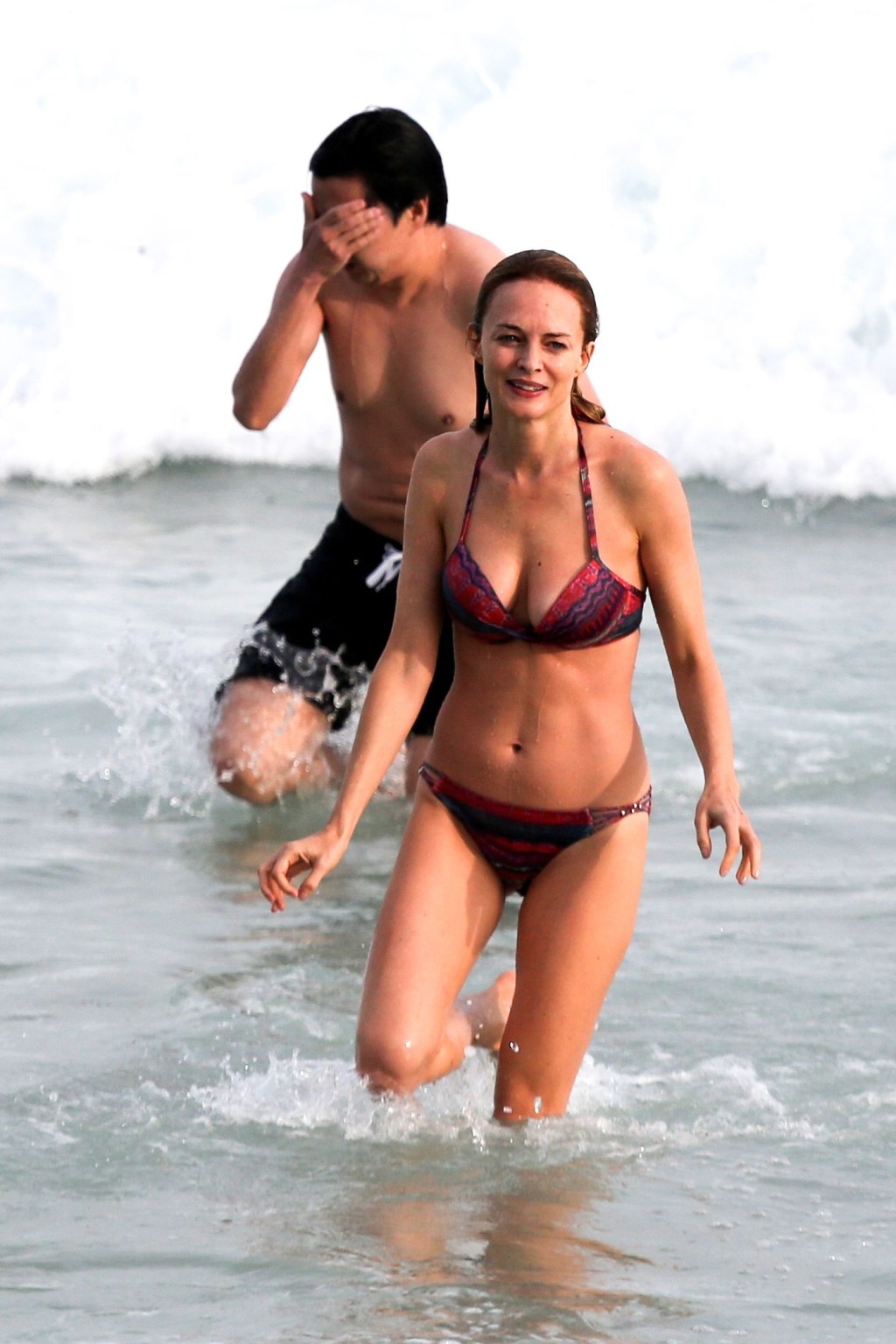 Heather Graham portant un bikini sur une plage de Rio de Janeiro.
 #75230435