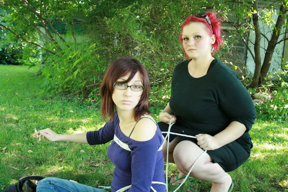Mistress Ursela took her best friend/slave out to a park for a nice day in the s #71997731