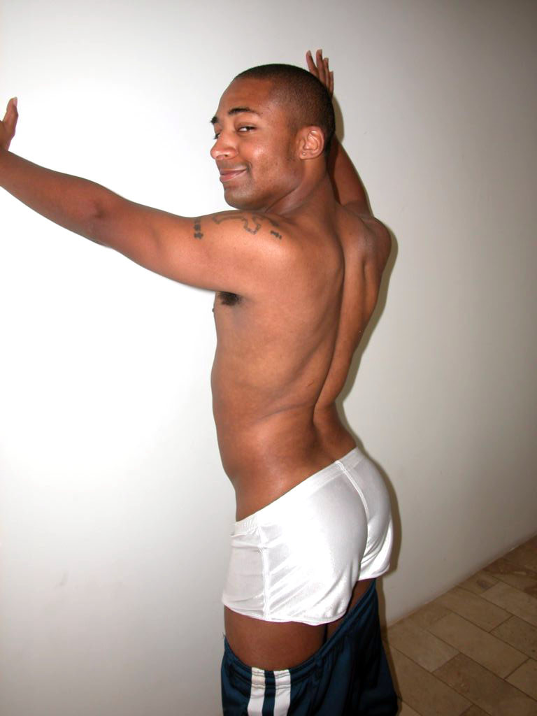 Naked ebony teen gay loves strip teasing and posing naked #76994342