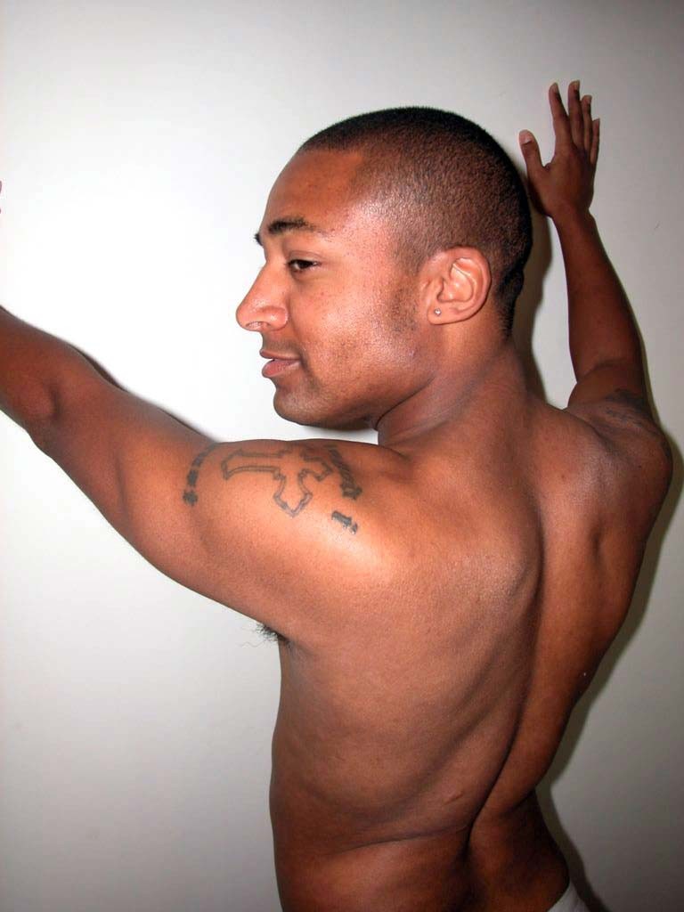 Naked ebony teen gay loves strip teasing and posing naked #76994403