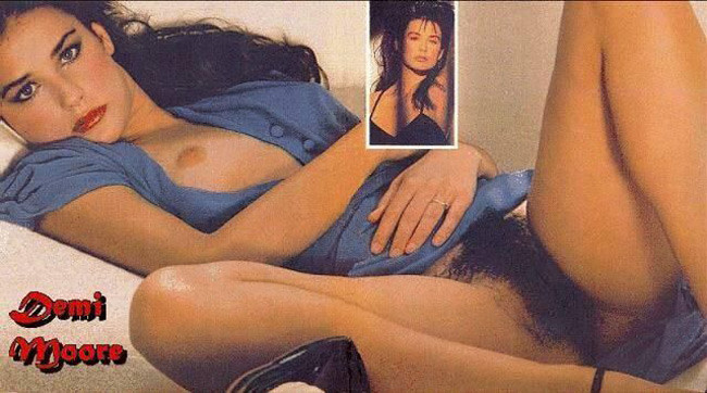 Exotische Berühmtheit Superstar Demi Moore völlig nackt #75431944